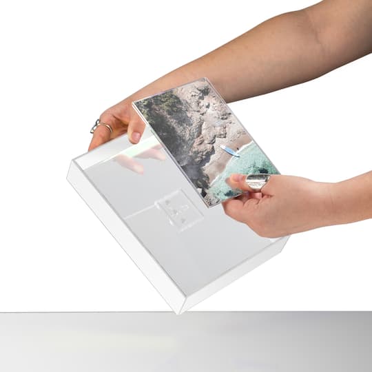 Wexel Art Frost Float Frame with Magnetic Photo Holder